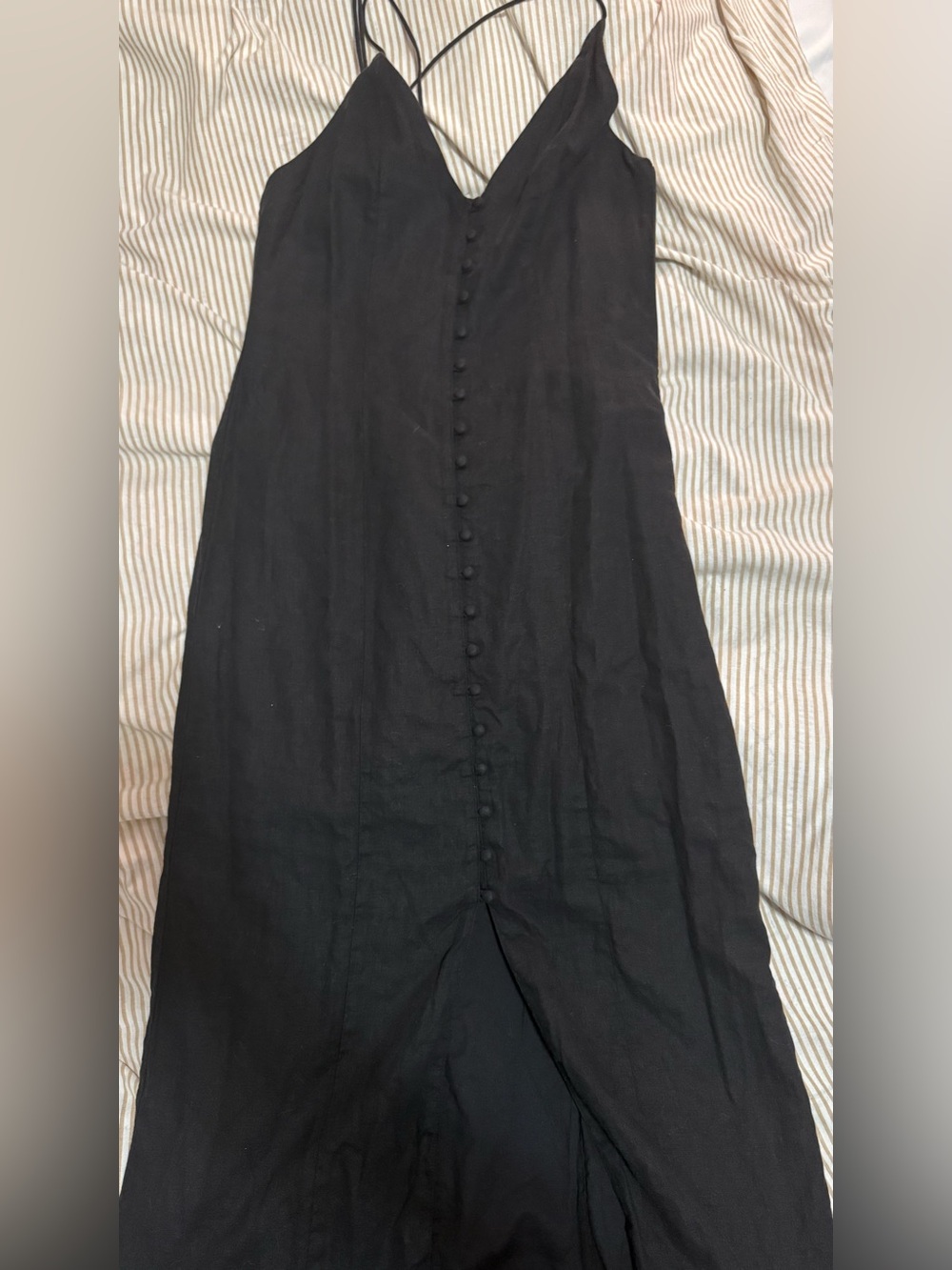 H&M Classic Black Slip Dress - Picture 3 of 3